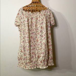 Weavers Woman’s Floral Blouse Boho Cottagecore